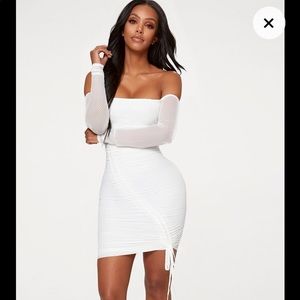 Pretty little thing white dress (size 2)